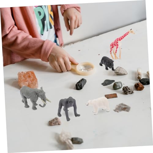 JOINPAYA 12st Waldtiermodell Tierisches Spielzeug Waldtierfiguren Spielzeug Für Kleine Leute Figuren Aus Regenwaldtieren Tiere Für Kinder Waldtiere Figuren Spielset Wildtierfiguren Plastik von JOINPAYA