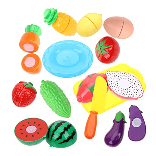 JOINPAYA 13St Spielhaus Kitchen Toys for kinderküche Kinderküchenspielzeug Rollenspielzeug vorgeben, EIN Schneidespielzeug zu Sein Fruchtspielzeug schneiden Plastik von JOINPAYA