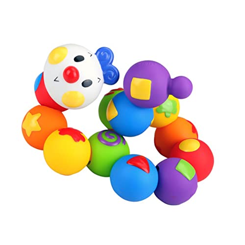 JOINPAYA 13st Montage Von Weichen Gummi Bausteinen Spielzeug Für Spielzeug Zum Auffädeln Von Perlen Pädagogisches Spielzeug Kreatives Rätsel Buntes Puzzle Kinderpuzzle Colorful PVC von JOINPAYA