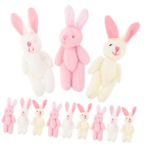 JOINPAYA 15 Stück Teiliges Kleine Plüschhasenanhänger aus Weichem Material Bewegliche Gelenke Niedliche Häschen Dekoration für Taschen Schlüssel und Kinderzimmer Leicht und Langlebig JOINPAYA 15 Stück Teiliges Kleine Plüschhasenanhänger aus Weichem Material Bewegliche Gelenke Niedliche Häschen Dekoration für Taschen Schlüssel und Kinderzimmer Leicht und Langlebig von JOINPAYA