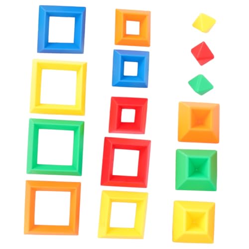 JOINPAYA 15 Stück Teiliges Montessori Lernspielzeug für Ab Jahren Bunte Holzbausteine aus Sicherem Material Sensorisches Stapelspiel Kognition und Feinmotorik Pädagogisches Zufällige Farbe JOINPAYA 15 Stück Teiliges Montessori Lernspielzeug für Ab Jahren Bunte Holzbausteine aus Sicherem Material Sensorisches Stapelspiel Kognition und Feinmotorik Pädagogisches Zufällige Farbe von JOINPAYA