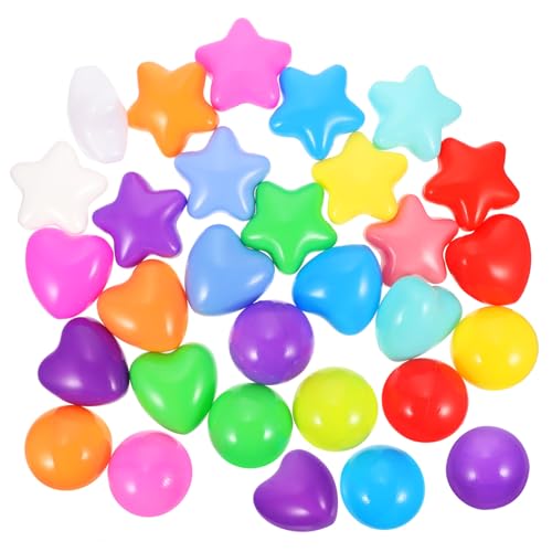 JOINPAYA 150 Stück Meeresball Kugel für Kugelstern pädagogischer Schwimmsternball Spiel Ozeanball Sternenkugel Spielzeug für Kinder kinderspielzeug Fun Spielplatzball Kinderball Plastik von JOINPAYA