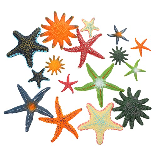 JOINPAYA 16St Sea Life-Spielzeug Badespielzeug Meerestiere Seestern-Figurenspielzeug kinderzimmerdeko Spielzeug für Kinder Toys Tauchspielzeug Wasserspielzeug für Pool Weichkleber von JOINPAYA