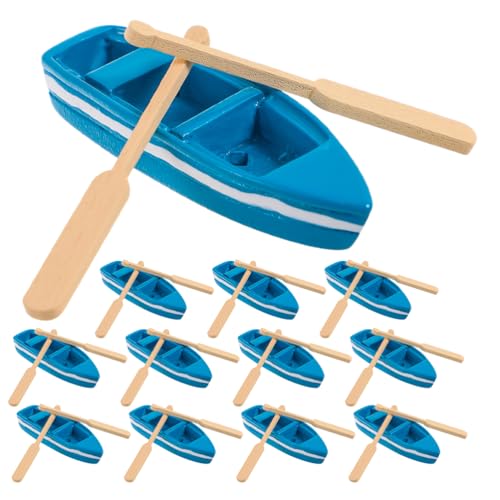 JOINPAYA 16er Set Miniaturboote mit Paddeln, Mini-Fischerboot, kleine Segelbootfiguren, Meeresstrand, Miniatur-Landschaftsdekoration JOINPAYA 16er Set Miniaturboote mit Paddeln, Mini-Fischerboot, kleine Segelbootfiguren, Meeresstrand, Miniatur-Landschaftsdekoration von JOINPAYA