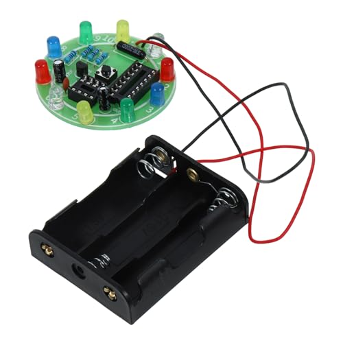 JOINPAYA 1Satz DIY Elektrisches Schaltkreis Kit mit und Fließenden Lichtern für Lötübungen und Wissenschaftliche Experimente Fördert Praktische Elektronikfähigkeiten JOINPAYA 1Satz DIY Elektrisches Schaltkreis Kit mit und Fließenden Lichtern für Lötübungen und Wissenschaftliche Experimente Fördert Praktische Elektronikfähigkeiten von JOINPAYA