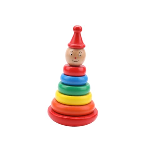 JOINPAYA 1Stk Bausteine ​​Spielzeug stapelspielzeug Kinder spielgeschirr holzspielsachen Entwicklungsspielzeug Lernspielzeug für Kinder Holzspielzeug Früherziehungsspielzeug Hölzern von JOINPAYA