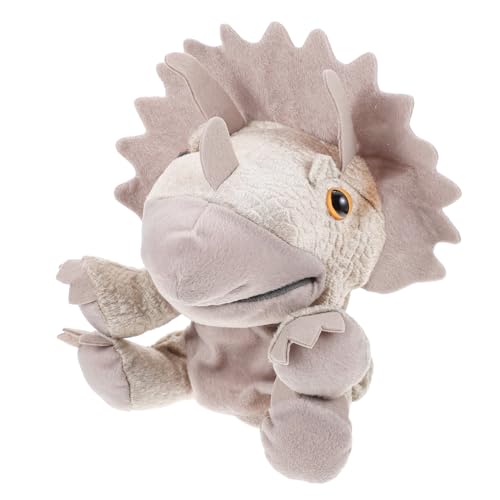 JOINPAYA 1Stk Dinosaurier-Handpuppenspielzeug Dinosaurier-Ei Kleinkindspielzeug Dino plüschtier Dinosaur Stuffed Animal Toy kinderspielzeug Geburtstagsgeschenk Plüschpuppe Brown von JOINPAYA