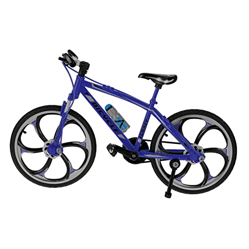 JOINPAYA 1Stk Fingerrad Fahrzeugmodelldekoration Desktop-Spielzeug Fingerspielzeug Fahrradmodell Fahren Finger Fahrrad leuchtspielzeug Alu-Fingerbike Geburtstagsgeschenk Ferrolegierung Blue von JOINPAYA