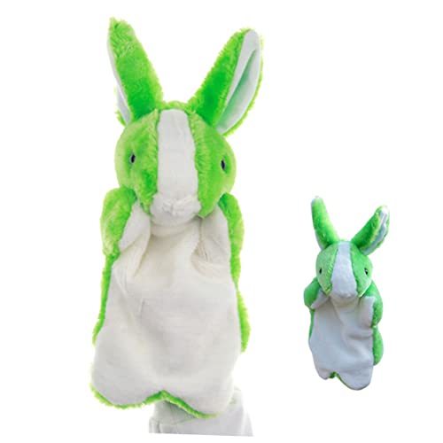 JOINPAYA 1Stk Geschichte Marionetten Kleinkind Frosch Plüschtier zappeln Tierspielzeug für kinderspielzeug Handpuppen für Geschichte erzählende Marionette Green von JOINPAYA