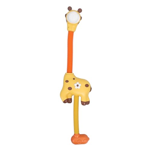 JOINPAYA 1Stk Giraffen-Duschkopf wasserspielzeug kinderwasserspielzeuge Batteriebetriebene Spielzeuge Sandkasten Automatische Giraffendusche Plastik Yellow von JOINPAYA