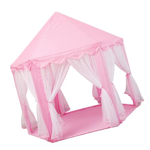 JOINPAYA 1Stk Indoor-Zelt für Kinder Kinderspielhaus Kinderzelt Zelte für Kinder im Innenbereich Mädchen Spielen Zelt Tent Kinder zelte Spielzelt für Kinder Kind spielt Zelt Stoff Rosa von JOINPAYA