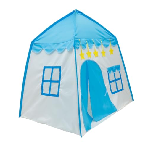 JOINPAYA 1Stk Kinderzelt Babyspielhaus Mädchen Kinderspielzeug Mädchenspielzeug Kinderspiele Tent zelte tragbares Zelt für Kinderspielzimmer Oxford-Stoff Blue von JOINPAYA