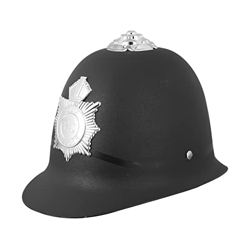 JOINPAYA 1Stk Polizeimütze Cosplay-Zubehör Party-Kappe Halloweenkostüm Partykostüme Outfit halloween hut halloween accessoires tragegurte Kindergeschenk Hutgeschenk für Kinder Plastik Black von JOINPAYA