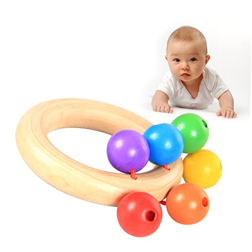 JOINPAYA 1Stk Schlittenglocken kunststoffgriff Easy Grip Education Toy Music Instrument Spielzeug Musikinstrument Klingel aus Edelstahl Kinderglocken Glöckchen Hölzern von JOINPAYA