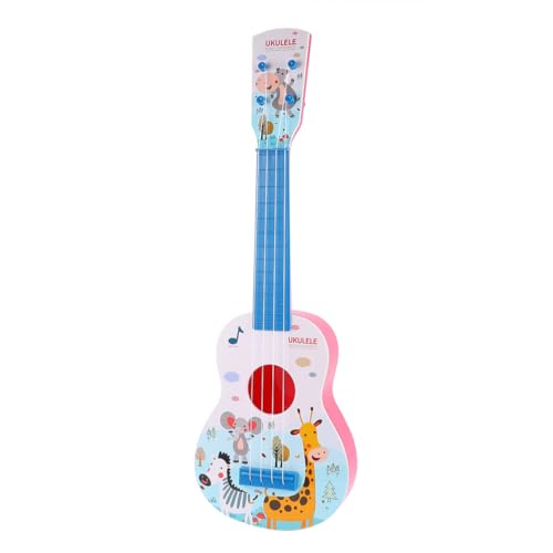 JOINPAYA 1Stk Ukulele-Spielzeuggitarre für Lernspielzeug für Musikinstrumente Gitarrenspielzeug für Cartoon Tiermuster Ukulele Kinderukulele von JOINPAYA