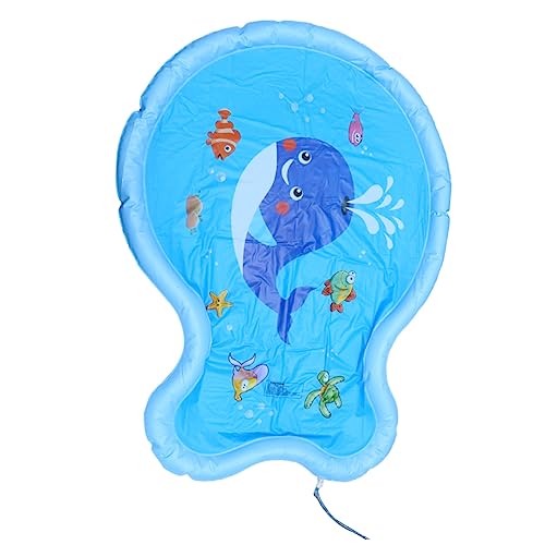 JOINPAYA 1stk Aufblasbares Wassersprühkissen Schwimmbad Paddeln Rasensprengermatte Mattensprinkler Matten Rasen Blue von JOINPAYA