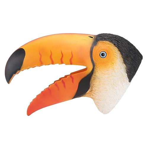 JOINPAYA Handpuppe Spielzeug Kinder Leistung Handschuhe Interaktive Puppen Realistische Toucan Form Rot von JOINPAYA