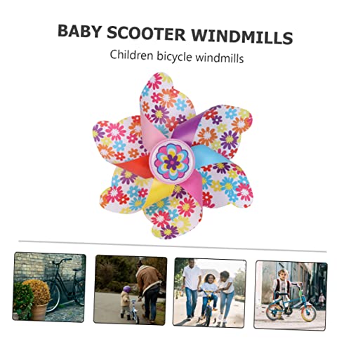 JOINPAYA 1stk Kinderwagen Windmühle Dekoration Kinderroller Windrad Kinderfahrrad Roller Windmühle Spielzeug Scooter-Rad Rollerzubehör Für Kinder Fahrrad Lenker Dekoration Roller-Fahrrad Pp von JOINPAYA