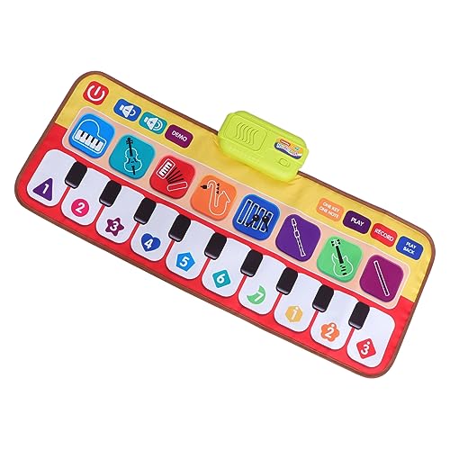 JOINPAYA 1stk Klavier Teppich Tanzmatte Für Klavier Lernspielzeug Keyboard-musikmatte Musikalische Klaviermatte Elektrische Musikmatte Klaviermatte Kinderspielzeug Plastik von JOINPAYA