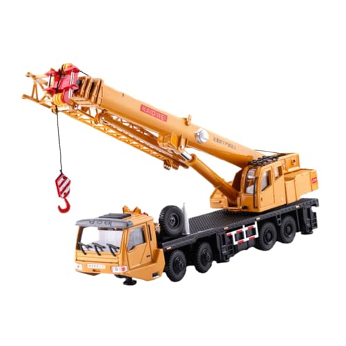 JOINPAYA 1stk Kran Modell Kinder Engineering Fahrzeug Auto Modellspielzeug Für Kinder Spielfahrzeuge Spielzeug Bagger-LKW-Spielzeug Engineering-kran-LKW Autokran Orange Legierung von JOINPAYA