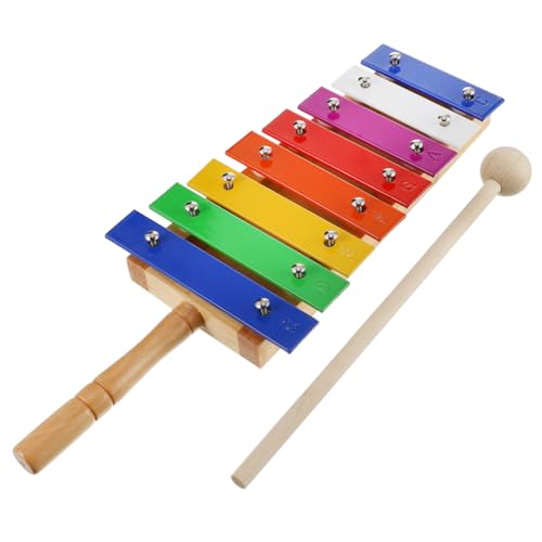 JOINPAYA Musikspielzeug für Kleinkinder: 8-ton-aluminiumplatte Xylophon Percussion Robust Sicher für Jungen und Mädchen von JOINPAYA