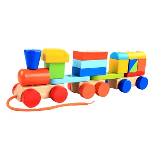 JOINPAYA 1stk Spielzeug Kleinkind Ziehen Babyspielzeug Lauflernwagen Für Babys Lauflernspielzeug Babywagen Ziehen Kleinkindspielzeug Lauflernwagen Für Kleinkinder Colorful von JOINPAYA