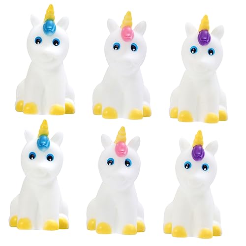 JOINPAYA 2 Bades Pielzeug Set Duschspielzeug Nehmen Einhorn-duschspielzeug in Form Eines Einhorns Einhorn Duschen Einhorn-badespielzeug Für Babys PVC von JOINPAYA