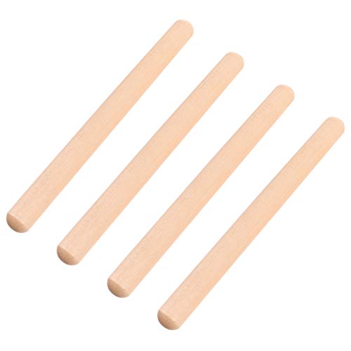 JOINPAYA 2 Paar Rhythmus-Stick-Percussion Xylophon Babyspielzeug Mundharmonikas Kindermusikinstrument Mundharmonika Für Musikalisches Schlagzeug Rhythmus-musikstöcke Holz von JOINPAYA