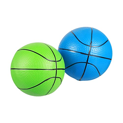 JOINPAYA 2 STK Basketball Aufblasbares Spiel Hüpfende Ballspielzeuge Lernspielzeug Für Das Gehirn Kickbälle Für Kinder Kindersport Sportangebot Für Kinder Kleine Bälle Für Kinder Blue PVC von JOINPAYA