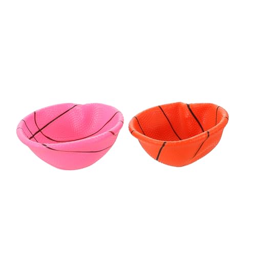 JOINPAYA 2 STK Basketball springende Bälle für Kleinkinder Hüpfbälle für den Kindergarten kinderhandball Handball für Kinder Hüpfball für Kinder umweltfreundliches PVC-Spielzeug Orange von JOINPAYA