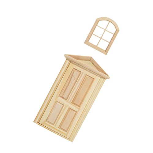 JOINPAYA 2 STK Puppenstubentüren und -Fenster bastelzeug Modellbau Material Holzwerkstoffe für freundinen puppenzubehör Mini-Türmodell für Mini-Türverzierung Birke Beige JOINPAYA 2 STK Puppenstubentüren und -Fenster bastelzeug Modellbau Material Holzwerkstoffe für freundinen puppenzubehör Mini-Türmodell für Mini-Türverzierung Birke Beige von JOINPAYA