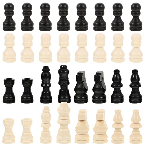 JOINPAYA 2 Sätze Eingestellt Schachfiguren Schachuhr Magnetisches Schachbrett Brettspiele Schach-Timer Mini Schach Schachbrett Zubehör Schach Für Brettspiel Schach Ersatz Holz von JOINPAYA