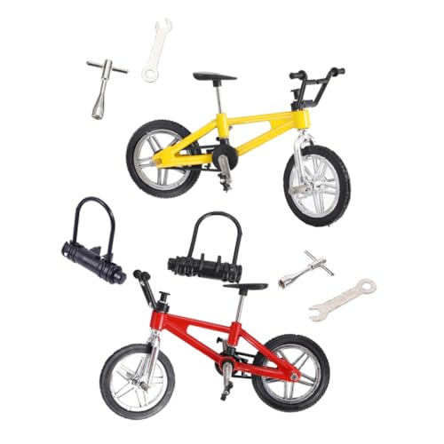 JOINPAYA 2 Sets Mini Finger Bike Simulation Fahrrad Finger Für Fingerbewegung Desk Game Für Und Ideales Für Spaß Und Entspannung von JOINPAYA