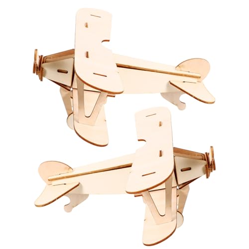 JOINPAYA 2 Sätze Holzflugzeug Puzzle Teilig Langlebiges DIY Modell aus Holz Dekoratives Lernspielzeug Sicherer Bausatz für Erwachsene und Elegantes Puzzle Flugzeug Modell JOINPAYA 2 Sätze Holzflugzeug Puzzle Teilig Langlebiges DIY Modell aus Holz Dekoratives Lernspielzeug Sicherer Bausatz für Erwachsene und Elegantes Puzzle Flugzeug Modell von JOINPAYA