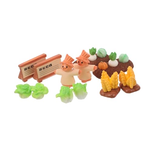 JOINPAYA 2 Sätze Miniatur Bauernhof Modell mit Realistischen Radieschen Kürbis und Strohmann Kompakte Ländliche Dekoration für Puppenhäuser Schreibtisch und Garten Detailreiche JOINPAYA 2 Sätze Miniatur Bauernhof Modell mit Realistischen Radieschen Kürbis und Strohmann Kompakte Ländliche Dekoration für Puppenhäuser Schreibtisch und Garten Detailreiche von JOINPAYA