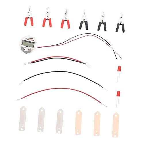 JOINPAYA 2 Sätze Obst-Experiment Zitronenlicht-Set Versorgung mit Fruchtbatterieexperimenten Zitrone Uhr Experimentierkasten Kinder experimente Experimentiergerät für Fruchtbatterien Metall von JOINPAYA