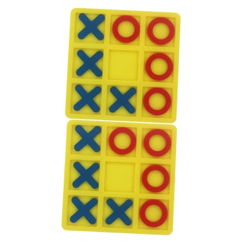 JOINPAYA 2 Sätze Xo Schach Outdoor-Spielzeug Für Kleinkinder Toe Schachspiel Zehe Brettspiel Spielzeug Für Draußen Outdoor-spielset Für Kinder Lernspielzeug Für Kinder Yellow Abs von JOINPAYA