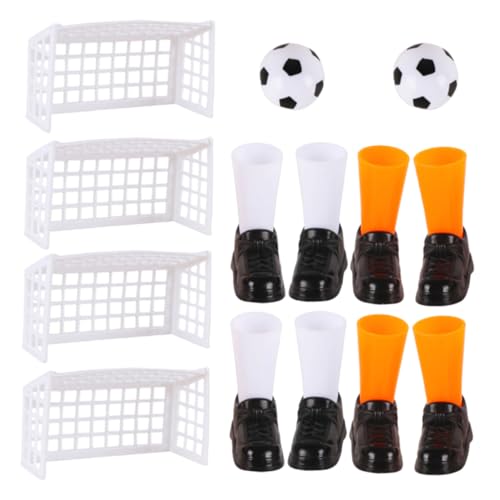 JOINPAYA 2 Satz Mini-Finger-fußballspielzeug Mini-tischfußball Passendes Lustiges Fingerspielzeug Fingerfußballspiel Zappeln Schienbeinschoner Fussball Plastik von JOINPAYA