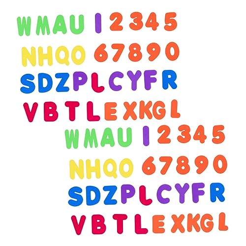 JOINPAYA 2 Sets Kinder Worterkennung Badespielzeug Badewanne Alphabet Buchstaben Schaum Badezahlen Schwimmendes Alphabet Spielzeug Badespielzeug Lernschaum Buchstaben Badebuchstaben Zahlen von JOINPAYA