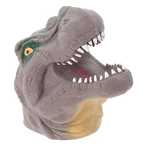 JOINPAYA 2 Stück Dinosaurier Handpuppen Spielzeug Dinosaurier Fingerspielzeug Fingerpuppen Kinder Fingerspielzeug Dino Kopf Finger Mini Fingerpuppen Interaktives Spielzeug von JOINPAYA