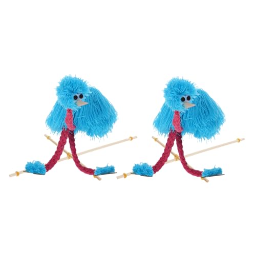 JOINPAYA 2 Stück Holz Marionetten Puppen mit Plüsch Handgelenk Marionette Strauß Weiche Sensorische Textur Tragbar für Puppentheater und Interaktives Rollenspiel JOINPAYA 2 Stück Holz Marionetten Puppen mit Plüsch Handgelenk Marionette Strauß Weiche Sensorische Textur Tragbar für Puppentheater und Interaktives Rollenspiel von JOINPAYA