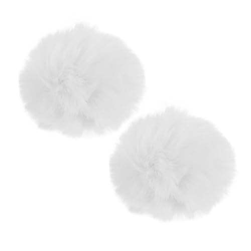 JOINPAYA Weißes Hasenschwanz-kostüm für Jungen und Mädchen 2er-Pack Plüsch-heutierschwanz Trendiger Bequemer Pompom-Clip von JOINPAYA