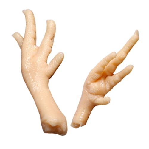 JOINPAYA 2stücke Simulierte Hühnerfüße Modell Aus PVC Für Küche Dekoration Realistische Faux Huhn Kappe Ausstellungsobjekt Falsche Lebensmittelfüße Ornament JOINPAYA 2stücke Simulierte Hühnerfüße Modell Aus PVC Für Küche Dekoration Realistische Faux Huhn Kappe Ausstellungsobjekt Falsche Lebensmittelfüße Ornament von JOINPAYA