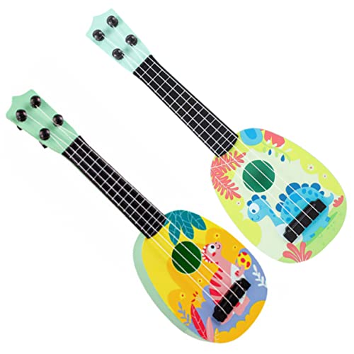 JOINPAYA 2 Stück Mini Gitarrenspielzeug Ukulele Spielzeug Mini Gitarre Ukulele Musikspielzeug Gitarre Musikinstrument Gitarrenspielzeug Mini Spielzeug von JOINPAYA