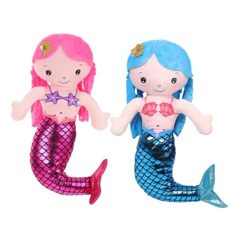 JOINPAYA 2 Stück Stofftiere Kissen Meerjungfrau Plüschtiere Für Mädchen Kleine Meerjungfrau Stofftier Plüsch Stofftier Cartoon Cartoon Puppe JOINPAYA 2 Stück Stofftiere Kissen Meerjungfrau Plüschtiere Für Mädchen Kleine Meerjungfrau Stofftier Plüsch Stofftier Cartoon Cartoon Puppe von JOINPAYA