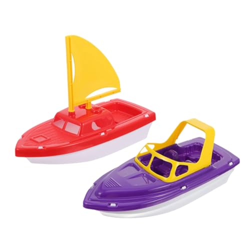 JOINPAYA 2 Teiliges Set Strandspielzeug Mini Badespielzeug Kleine Kinderboote Spielzeugboote Für Die Badewanne Badeboote Poolspielzeug Für Kleinkinder 1–3 Babyparty Kleines von JOINPAYA