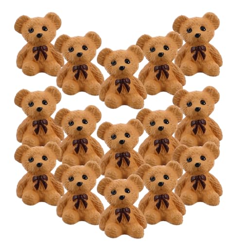 JOINPAYA 20 Stücke Miniatur Bears Figuren Bär Decor Mini Harz Tiere Dekorationen Für Home Office von JOINPAYA