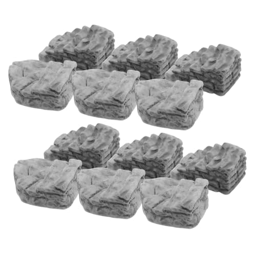 JOINPAYA 20 Stück Puppenhauszubehör Miniaturdekor Treppenhäuserdekoration Light Grey JOINPAYA 20 Stück Puppenhauszubehör Miniaturdekor Treppenhäuserdekoration Light Grey von JOINPAYA