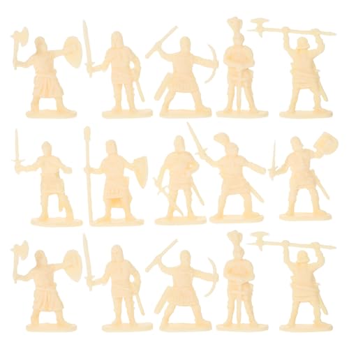 JOINPAYA 200St Kavallerie-Modellspielzeug Männerfiguren realistisch Soldaten ritterfiguren Miniaturen Spielzeuge Personenfigur Sandtisch Miniaturmenschen Plastik Beige von JOINPAYA