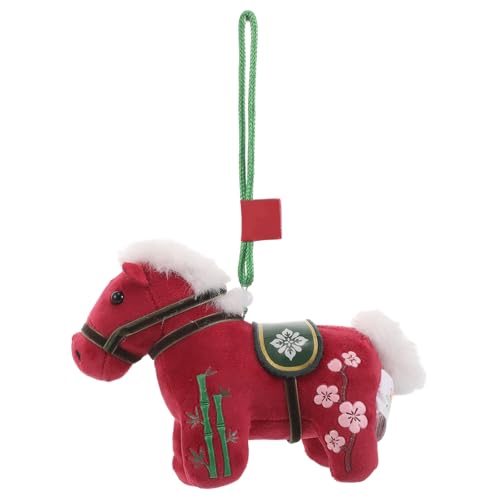 JOINPAYA 2026 Pferdemaskottchen-Plüschtier, Sternzeichen-Anhänger – Frühlingsfest-Ornament, Segensanhänger für Tasche, Handtasche, Auto, Rückspiegel JOINPAYA 2026 Pferdemaskottchen-Plüschtier, Sternzeichen-Anhänger – Frühlingsfest-Ornament, Segensanhänger für Tasche, Handtasche, Auto, Rückspiegel von JOINPAYA